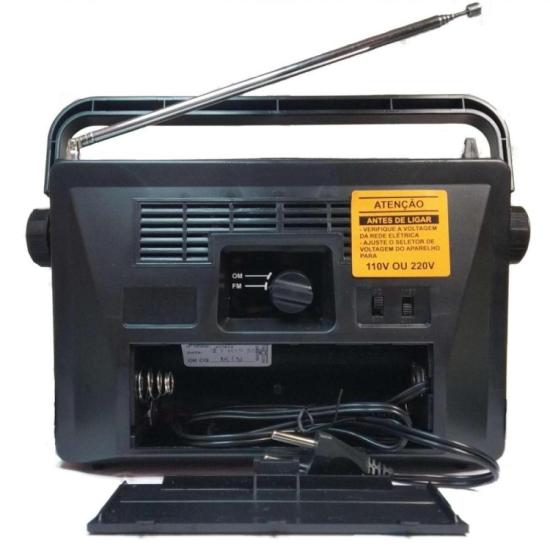 Rádio Portátil Motobras RM-PFT22AC 2 Faixas Preto por 289,00 à vista no boleto/pix ou parcele em até 10x sem juros. Compre na loja Mundomax!