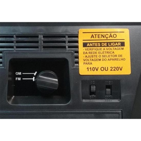 Rádio Portátil Motobras RM-PFT22AC 2 Faixas Preto por 289,00 à vista no boleto/pix ou parcele em até 10x sem juros. Compre na loja Mundomax!