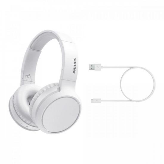 Fone de Ouvido Philips TAH5205 Bluetooth Branco por 255,99 à vista no boleto/pix ou parcele em até 10x sem juros. Compre na loja Mundomax!
