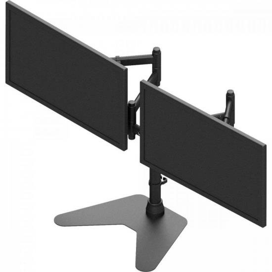 Suporte 2 Monitores 10\" a 27\" Triarticulado c/ Base SMD-1027-B AVATRON por 340,00 à vista no boleto/pix ou parcele em até 10x sem juros. Compre na loja Mundomax!