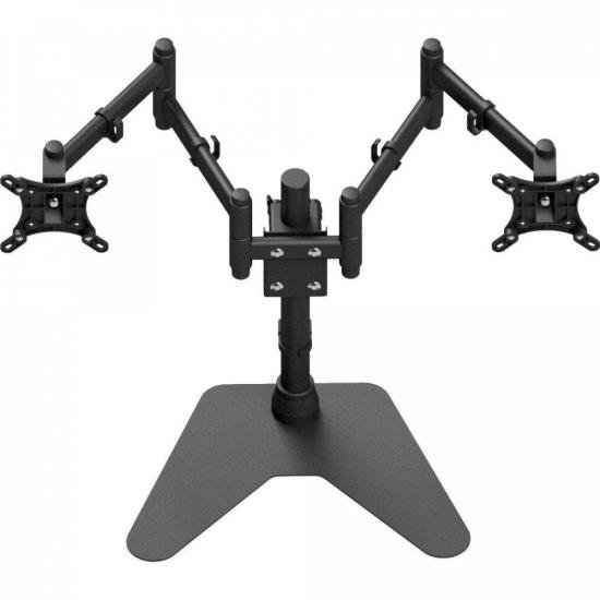 Suporte 2 Monitores 10\" a 27\" Triarticulado c/ Base SMD-1027-B AVATRON por 340,00 à vista no boleto/pix ou parcele em até 10x sem juros. Compre na loja Mundomax!
