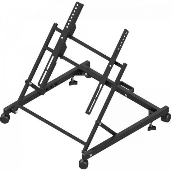 Suporte Para TV 27\" A 55\" c/ Rodízios p/ Palcos SPC-4040-B AVATRON por 499,99 à vista no boleto/pix ou parcele em até 10x sem juros. Compre na loja Mundomax!