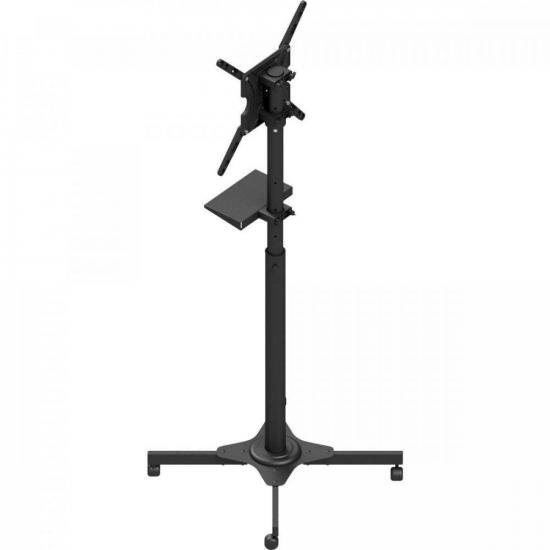 Pedestal p/ TV 27\" a 55\" Com Bandeja C/ Rodízios TVC-01R-B AVATRON por 774,00 à vista no boleto/pix ou parcele em até 10x sem juros. Compre na loja Mundomax!