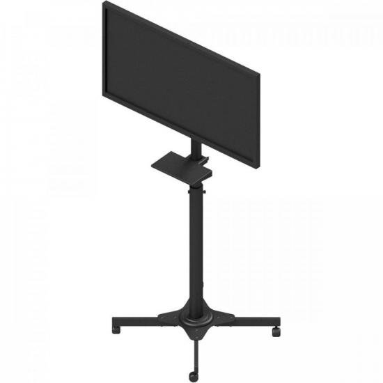 Pedestal p/ TV 27\" a 55\" Com Bandeja C/ Rodízios TVC-01R-B AVATRON por 774,00 à vista no boleto/pix ou parcele em até 10x sem juros. Compre na loja Mundomax!