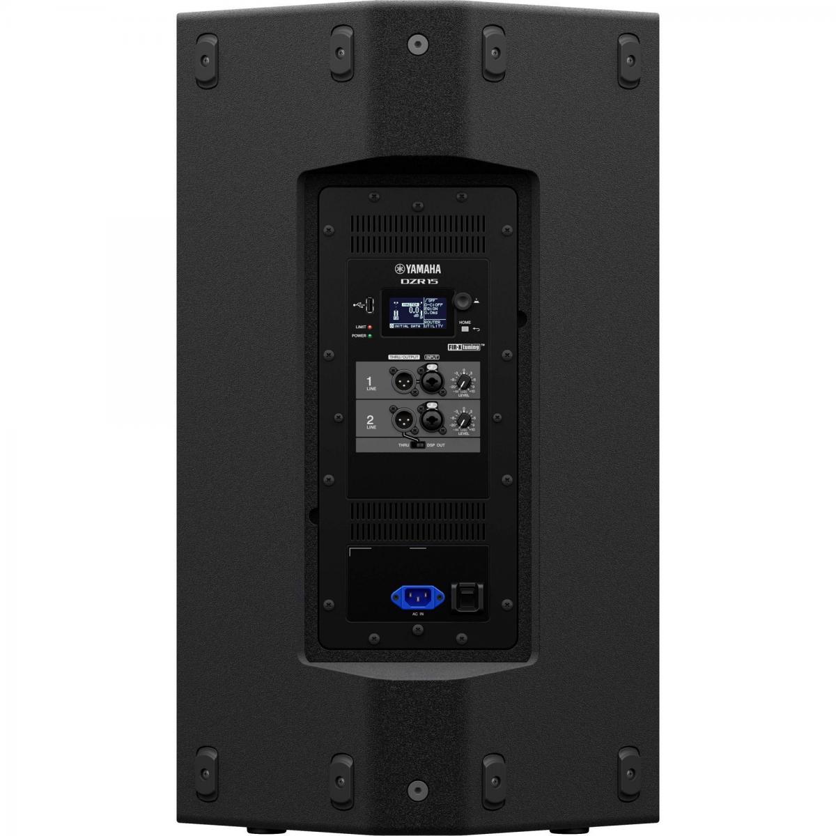 Caixa Acústica Yamaha DZR15 Bi-Amplificada Preta - Mundomax