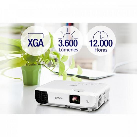 Projetor 3600 Lumens XGA 3LCD POWERLITE E10+ EPSON por 4.584,90 à vista no boleto/pix ou parcele em até 12x sem juros. Compre na loja Mundomax!