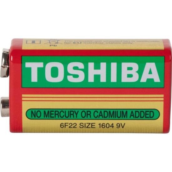Bateria Zinco 9V Blister 6F22KG (C/1 Bateria) Toshiba por 13,00 à vista no boleto/pix ou parcele em até 1x sem juros. Compre na loja Mundomax!