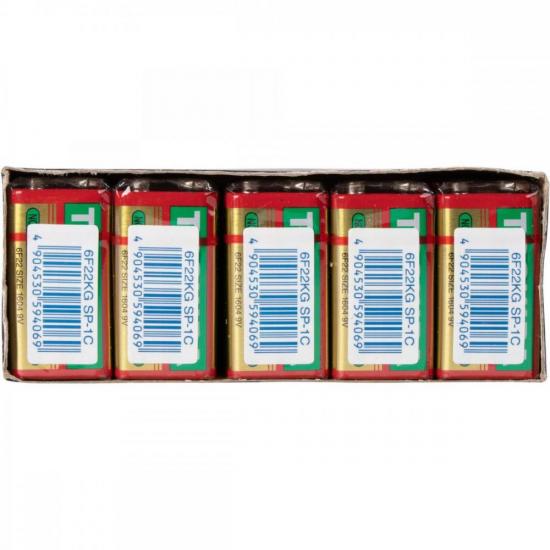 Bateria Zinco 9V 6F22KG (C/10 Baterias) Toshiba por 94,00 à vista no boleto/pix ou parcele em até 3x sem juros. Compre na loja Mundomax!