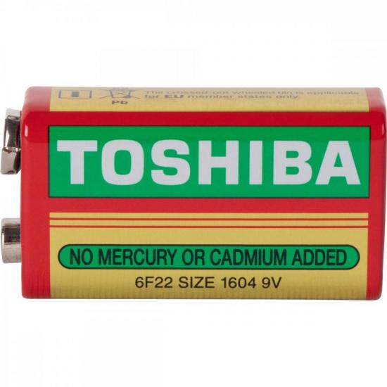 Bateria Zinco 9V 6F22KG (C/10 Baterias) Toshiba por 94,00 à vista no boleto/pix ou parcele em até 3x sem juros. Compre na loja Mundomax!