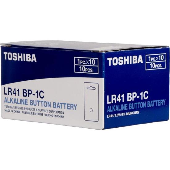 Pilha Botão Alcalina LR41 (C/1 Pilha) Toshiba  por 7,00 à vista no boleto/pix ou parcele em até 1x sem juros. Compre na loja Mundomax!