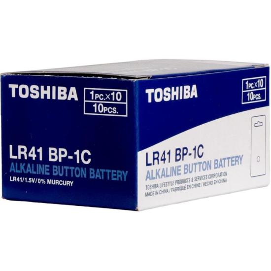 Pilha Botão Alcalina LR41 (C/1 Pilha) Toshiba  por 7,00 à vista no boleto/pix ou parcele em até 1x sem juros. Compre na loja Mundomax!