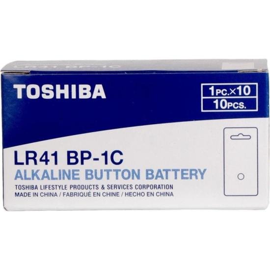 Pilha Botão Alcalina LR41 (C/1 Pilha) Toshiba  por 7,00 à vista no boleto/pix ou parcele em até 1x sem juros. Compre na loja Mundomax!