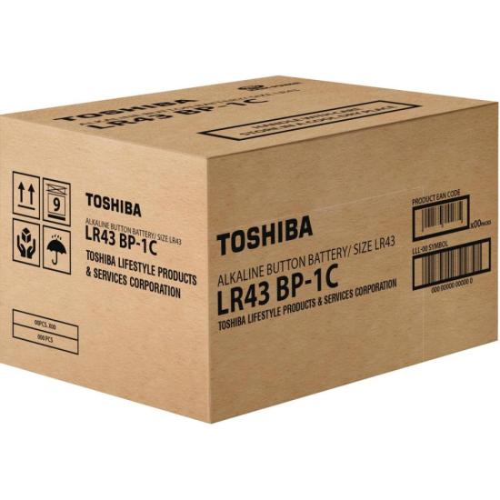 Pilha Botão Alcalina LR43 (C/1 Pilha) Toshiba por 6,00 à vista no boleto/pix ou parcele em até 1x sem juros. Compre na loja Mundomax!