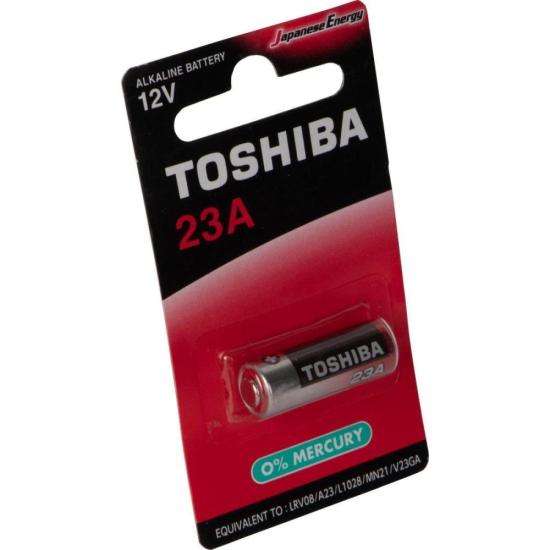 Pilha Alcalina 12V 23A (C/1 Pilha) Toshiba por 14,00 à vista no boleto/pix ou parcele em até 1x sem juros. Compre na loja Mundomax!