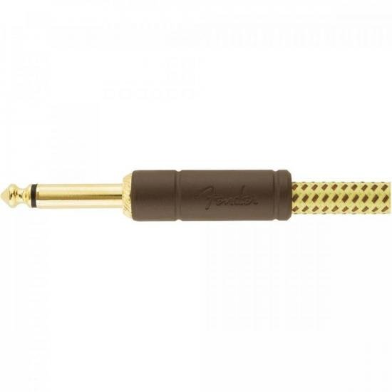 Cabo para Instrumentos P10 FENDER Deluxe Series 1,5m Tweed Amarelo por 109,99 à vista no boleto/pix ou parcele em até 4x sem juros. Compre na loja Mundomax!