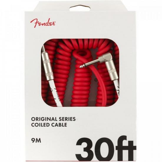 Cabo para Instrumentos P10 FENDER Original Series Espiral 9m Vermelho por 239,99 à vista no boleto/pix ou parcele em até 9x sem juros. Compre na loja Mundomax!