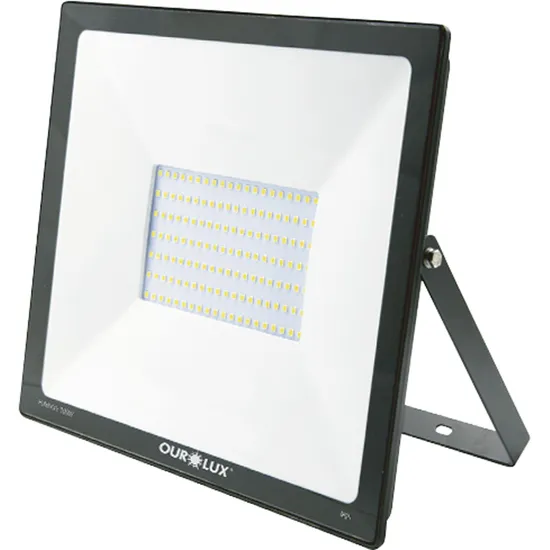Refletor Projetor LED 100W Bivolt SLIM OUROLUX (75308)