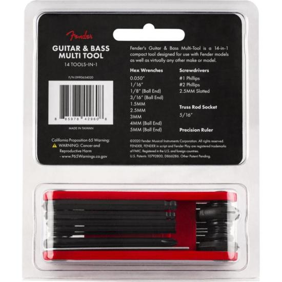 Kit de Ferramentas FENDER MULTI-TOOL por 210,00 à vista no boleto/pix ou parcele em até 8x sem juros. Compre na loja Mundomax!