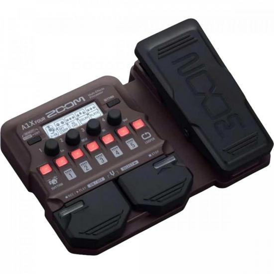 Pedaleira ZOOM A1X Four por 2.106,90 à vista no boleto/pix ou parcele em até 12x sem juros. Compre na loja Mundomax!