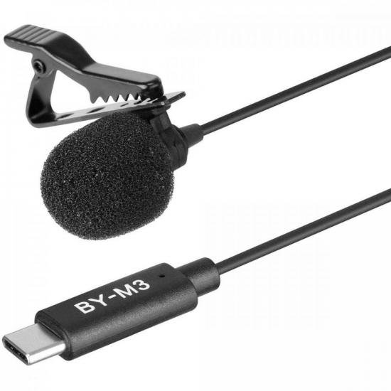 Microfone de Lapela BOYA BY-M3 por 329,99 à vista no boleto/pix ou parcele em até 10x sem juros. Compre na loja Mundomax!