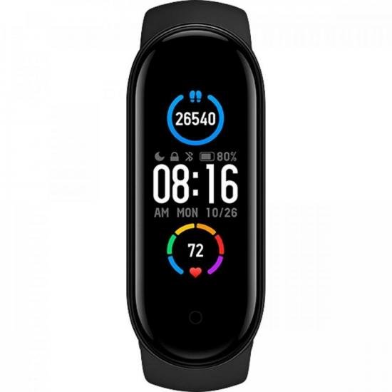 Pulseira Inteligente Mi SMART BAND 5 Preto XIAOMI por 407,90 à vista no boleto/pix ou parcele em até 10x sem juros. Compre na loja Mundomax!