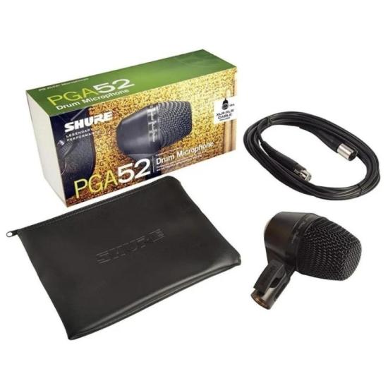 Microfone SHURE PGA52-XLR Preto por 1.479,00 à vista no boleto/pix ou parcele em até 12x sem juros. Compre na loja Mundomax!