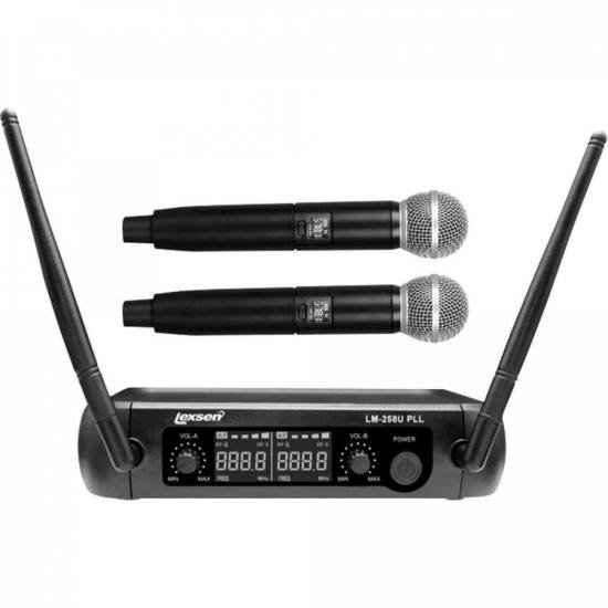 Sistema de Microfone LEXSEN LM-258U-PLL Preto (75448)