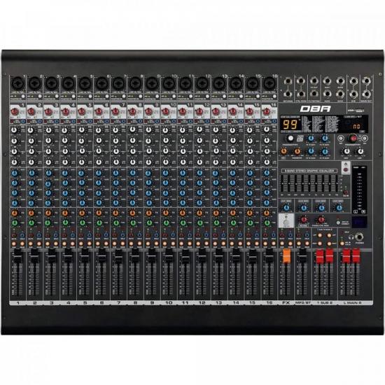 Mesa de Som DBR DM16 por 3.656,00 à vista no boleto/pix ou parcele em até 12x sem juros. Compre na loja Mundomax!