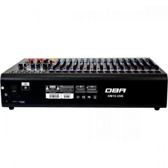 Mesa de Som DBR DM16 por 3.656,00 à vista no boleto/pix ou parcele em até 12x sem juros. Compre na loja Mundomax!