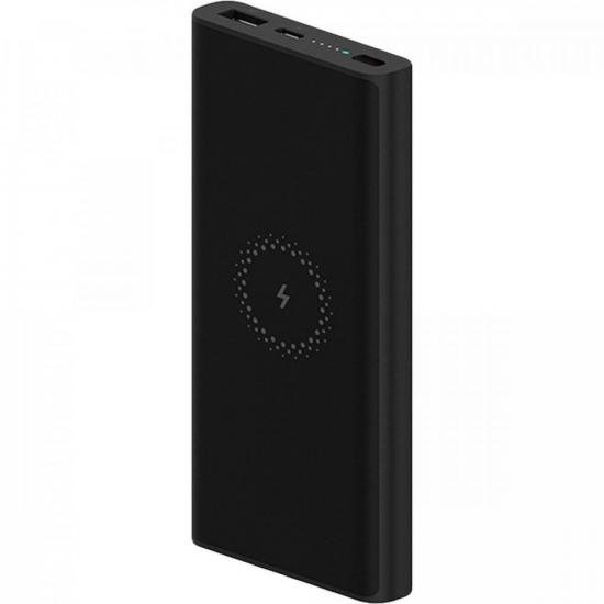 Carregador Sem Fio Power Bank 10000mAh ESSENTIAL Preto XIAOMI por 347,90 à vista no boleto/pix ou parcele em até 10x sem juros. Compre na loja Mundomax!