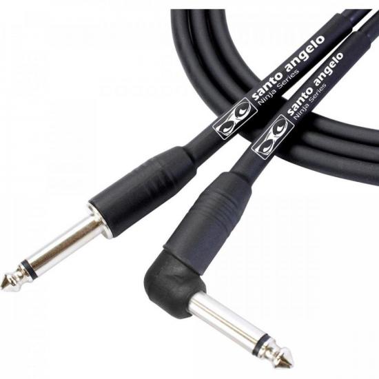 Cabo Para Instrumentos P10 x P10 90º 4,57m Ninja L Santo Angelo por 59,00 à vista no boleto/pix ou parcele em até 2x sem juros. Compre na loja Mundomax!