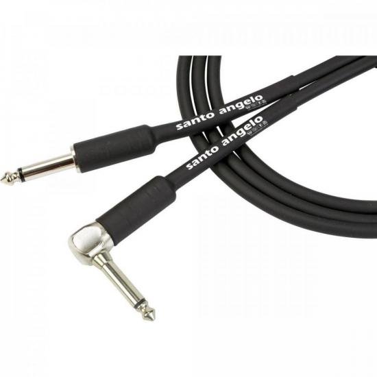 Cabo Para Instrumentos P10 x P10 90º 4,57m Angel L Santo Angelo por 79,00 à vista no boleto/pix ou parcele em até 3x sem juros. Compre na loja Mundomax!