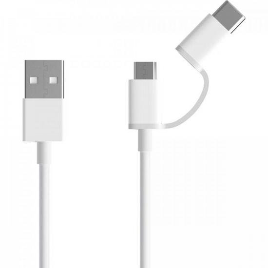 Cabo USB TIPO C e MICRO USB 100 CM Branco Xiaomi por 56,00 à vista no boleto/pix ou parcele em até 2x sem juros. Compre na loja Mundomax!