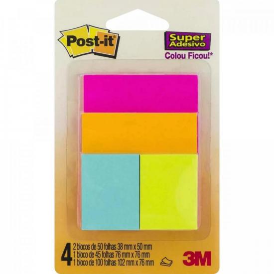 Blocos de Notas Adesivas Post-it 76 mm x 76 mm c/4 CASCATA 3M por 22,90 à vista no boleto/pix ou parcele em até 1x sem juros. Compre na loja Mundomax!