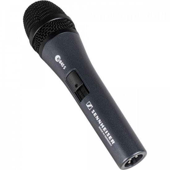 Microfone Sennheiser E845-S Dinâmico Supercardióide por 1.020,99 à vista no boleto/pix ou parcele em até 12x sem juros. Compre na loja Mundomax!