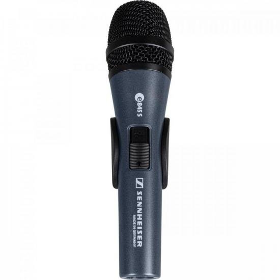 Microfone Sennheiser E845-S Dinâmico Supercardióide por 1.020,99 à vista no boleto/pix ou parcele em até 12x sem juros. Compre na loja Mundomax!