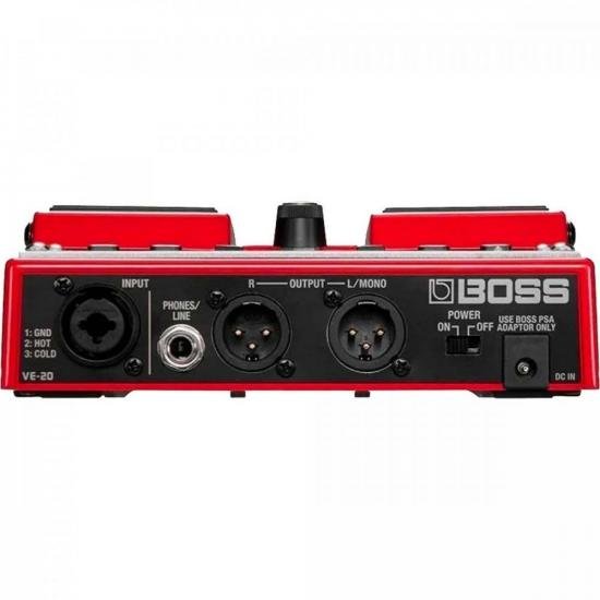 Pedal para Voz BOSS Vermelho VE20 por 2.729,00 à vista no boleto/pix ou parcele em até 12x sem juros. Compre na loja Mundomax!