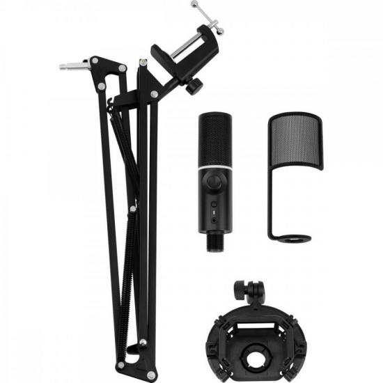 Microfone Gamer Streamplify Mic Arm Com Braço Flexível Preto RGB por 549,90 à vista no boleto/pix ou parcele em até 10x sem juros. Compre na loja Streamplify!