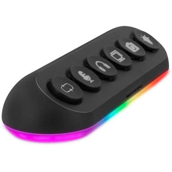Hub USB 5 Portas 3.0 Streamplify Deck 5 Preto RGB por 430,00 à vista no boleto/pix ou parcele em até 10x sem juros. Compre na loja Mundomax!