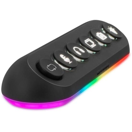 Hub USB 5 Portas 3.0 Streamplify Deck 5 Preto RGB por 430,00 à vista no boleto/pix ou parcele em até 10x sem juros. Compre na loja Mundomax!
