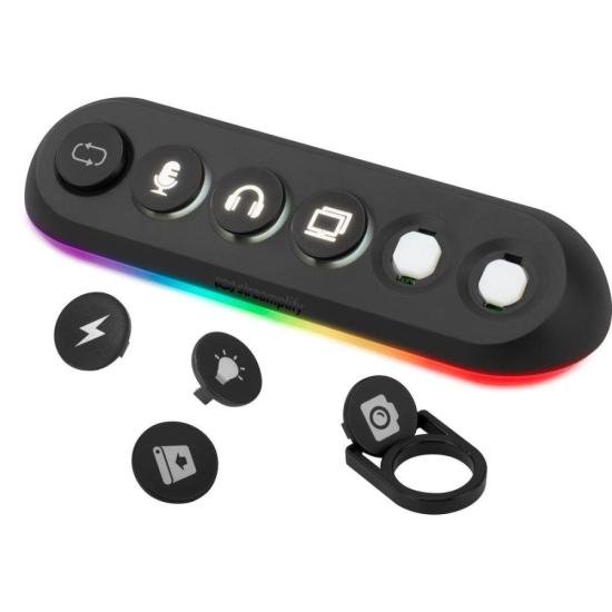 Hub USB 5 Portas 3.0 Streamplify Deck 5 Preto RGB por 430,00 à vista no boleto/pix ou parcele em até 10x sem juros. Compre na loja Mundomax!