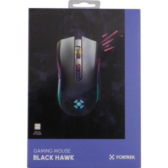 Mouse Gamer Fortrek Black Hawk RGB por 64,41 à vista no boleto/pix ou parcele em até 2x sem juros. Compre na loja Fortrek!