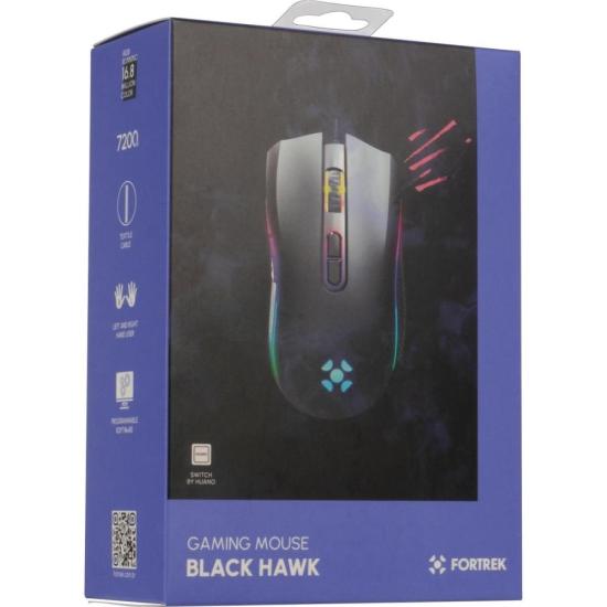 Mouse Gamer Fortrek Black Hawk RGB por 64,41 à vista no boleto/pix ou parcele em até 2x sem juros. Compre na loja Fortrek!