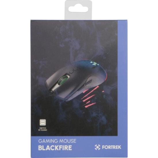 Mouse Gamer Fortrek Blackfire RGB por 65,00 à vista no boleto/pix ou parcele em até 2x sem juros. Compre na loja Mundomax!
