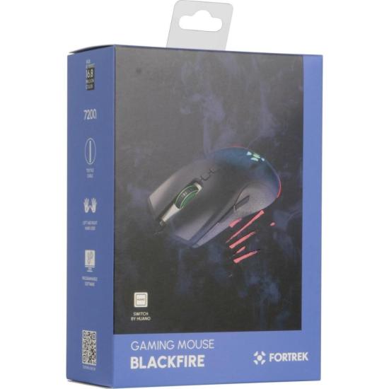 Mouse Gamer Fortrek Blackfire RGB por 65,00 à vista no boleto/pix ou parcele em até 2x sem juros. Compre na loja Mundomax!