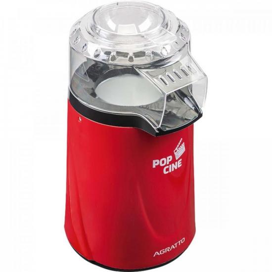 Pipoqueira Agratto Pop Cine Vermelha 127v por 129,00 à vista no boleto/pix ou parcele em até 5x sem juros. Compre na loja Mundomax!