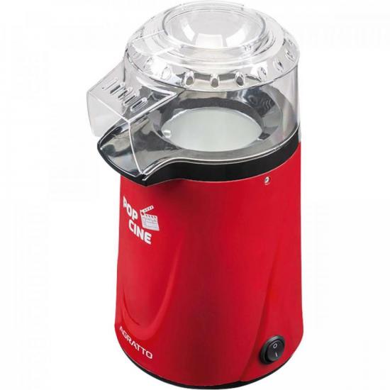 Pipoqueira Agratto Pop Cine Vermelha 127v por 129,00 à vista no boleto/pix ou parcele em até 5x sem juros. Compre na loja Mundomax!