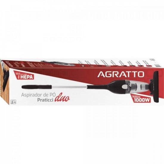Aspirador de Pó Vertical Agratto Duo AS01 1000w 127v por 241,99 à vista no boleto/pix ou parcele em até 9x sem juros. Compre na loja Mundomax!