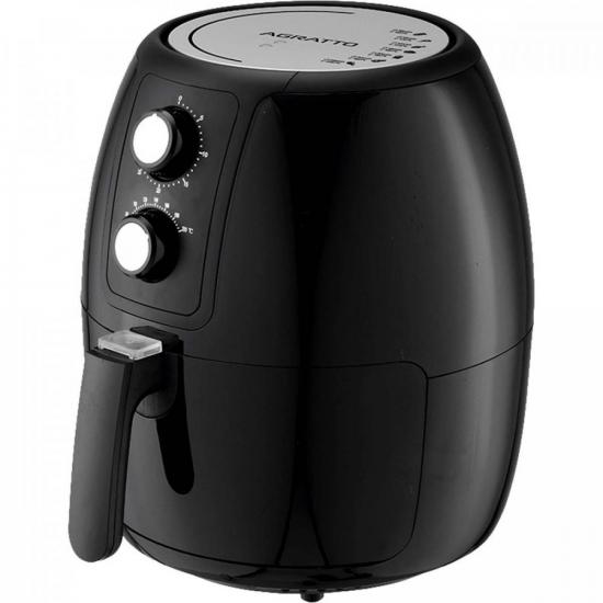 Fritadeira Elétrica Air Fryer Agratto Supremma FES-01 3,6l Preta 127v por 432,99 à vista no boleto/pix ou parcele em até 10x sem juros. Compre na loja Mundomax!