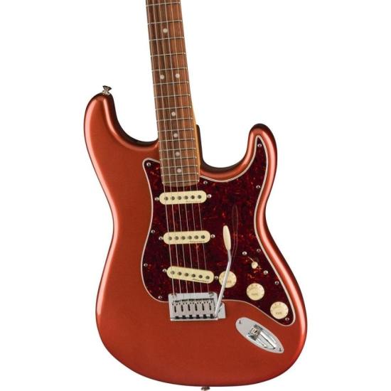 Guitarra Fender Stratocaster Player Plus Aged Candy Apple Red por 11.199,99 à vista no boleto/pix ou parcele em até 12x sem juros. Compre na loja Mundomax!